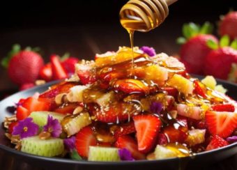 Star Fruit Salad with Honey